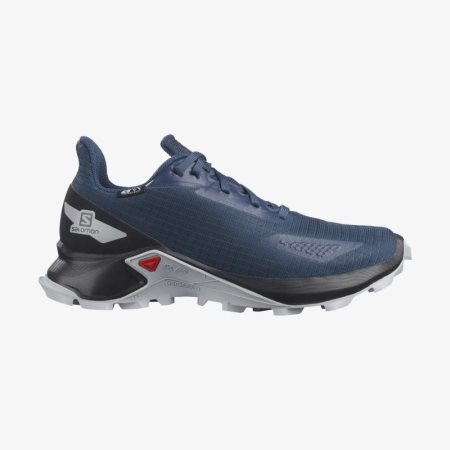 Buty do Biegania Dziecięce Salomon ALPHACROSS BLAST CLIMASALOMON WATERPROOF Granatowe - PL 0-VGEC